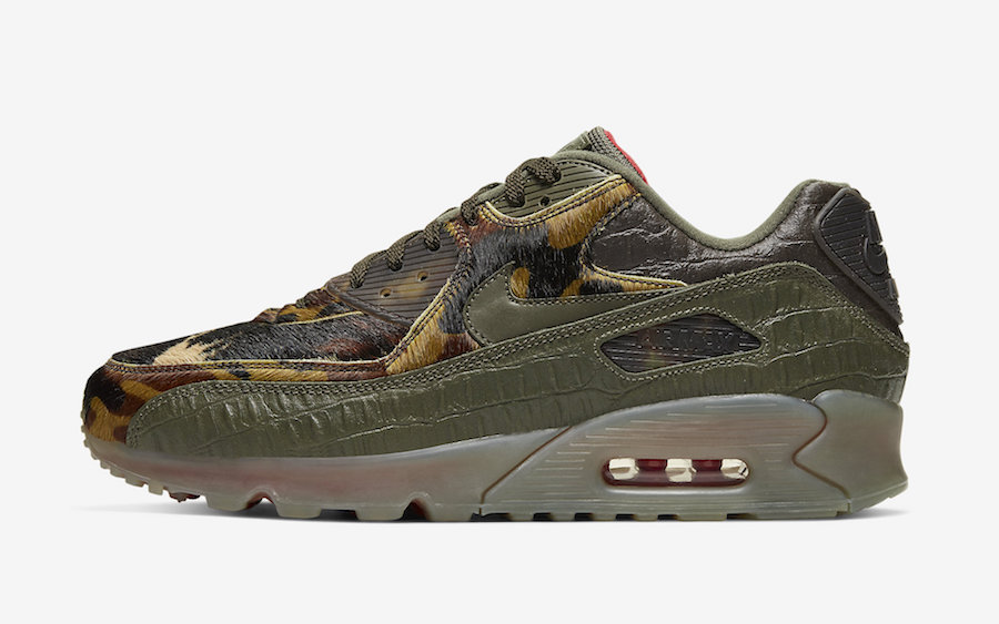 Nike Air Max 90 Croc Camo Sneakers