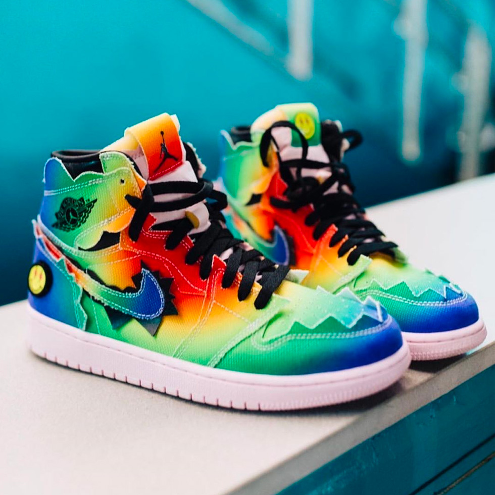 Air jordan 1 arc online en ciel