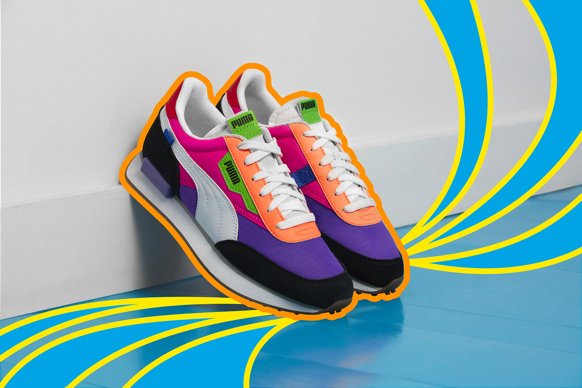 puma rider play on femme