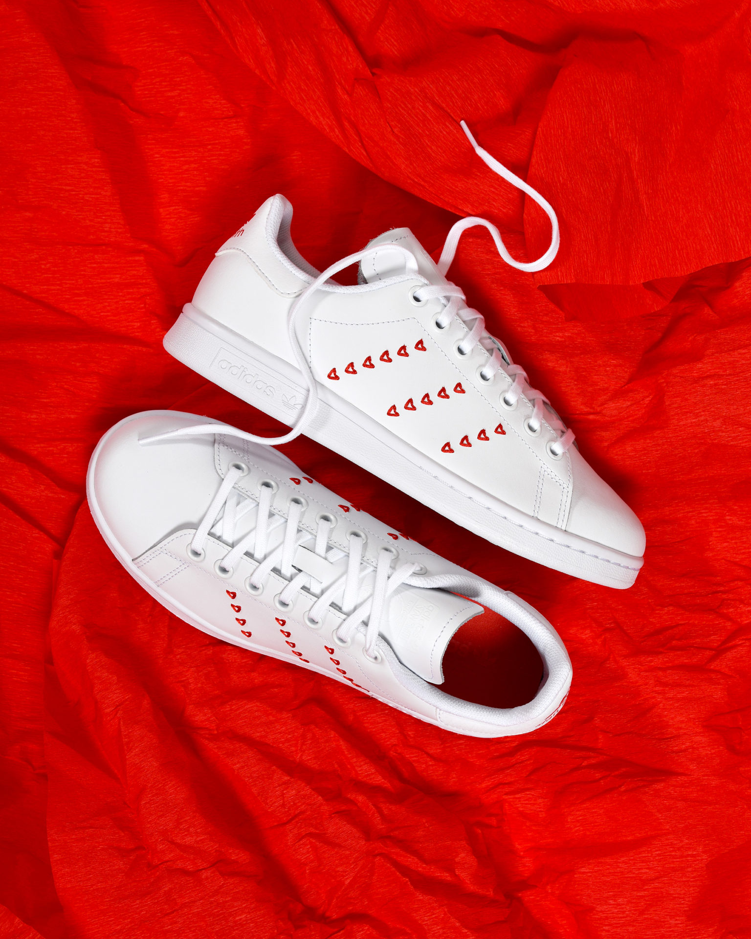 stan smith saint valentin blanche