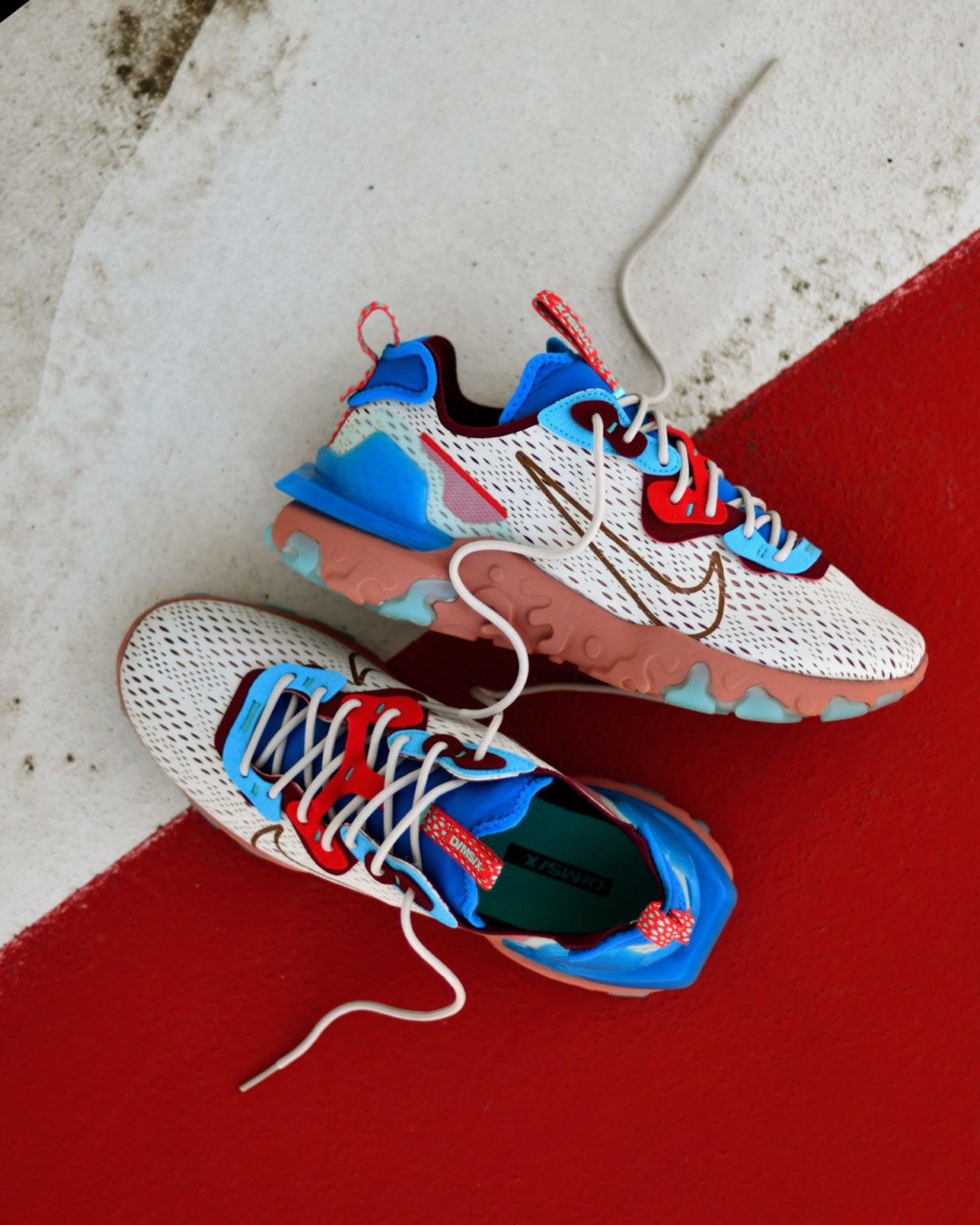 nike react vision light bone terra blush photo blue