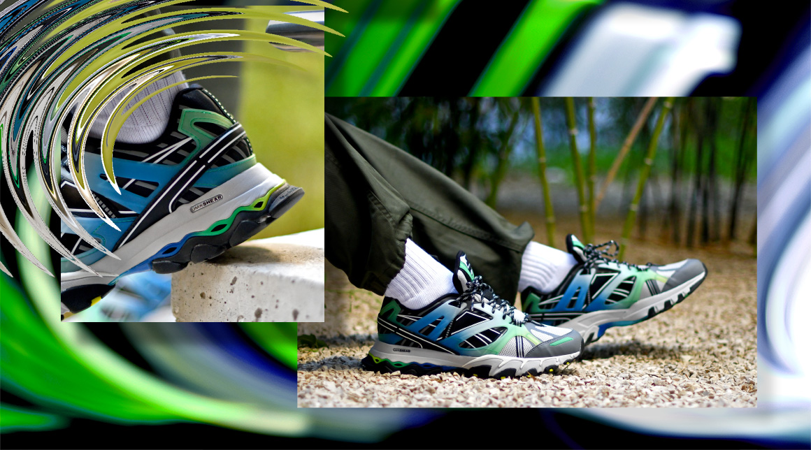 Reebok DMX Trail Shadow Steel/Bottle Green