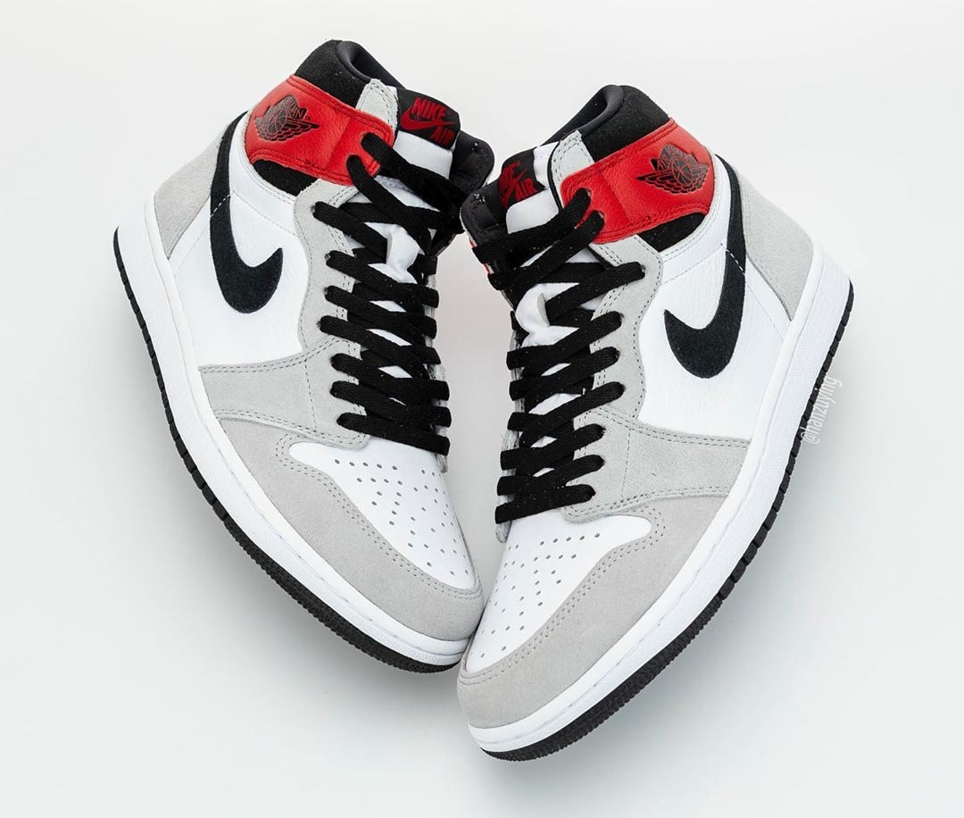 jordan 1 grey and white high