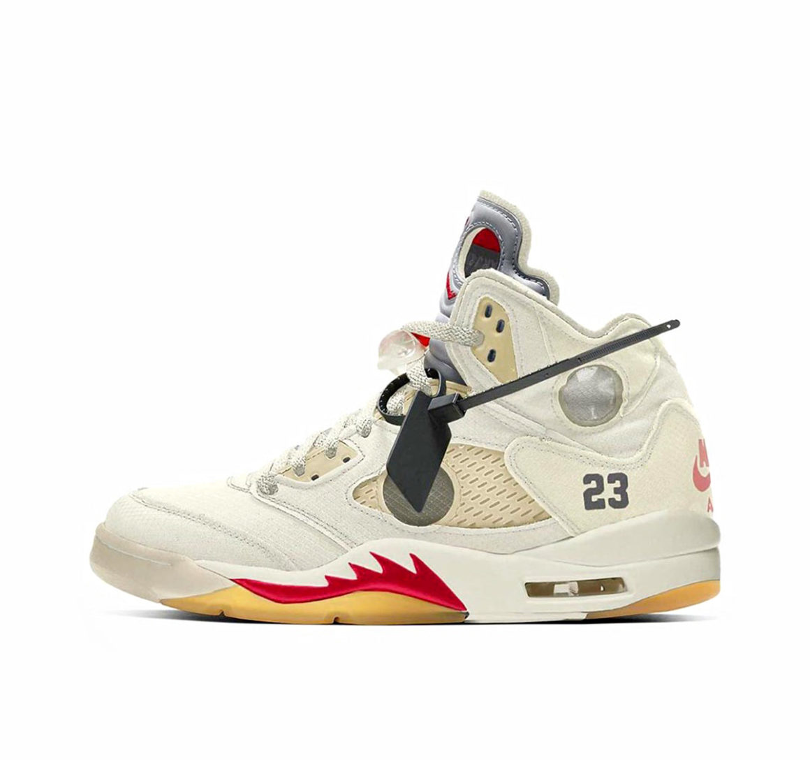 when does the off white jordan 5 release