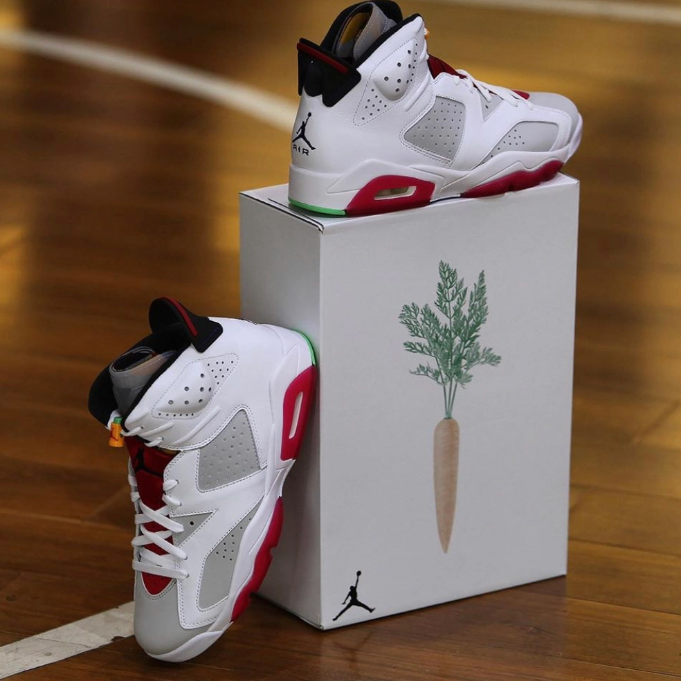 jordan air 6 hare