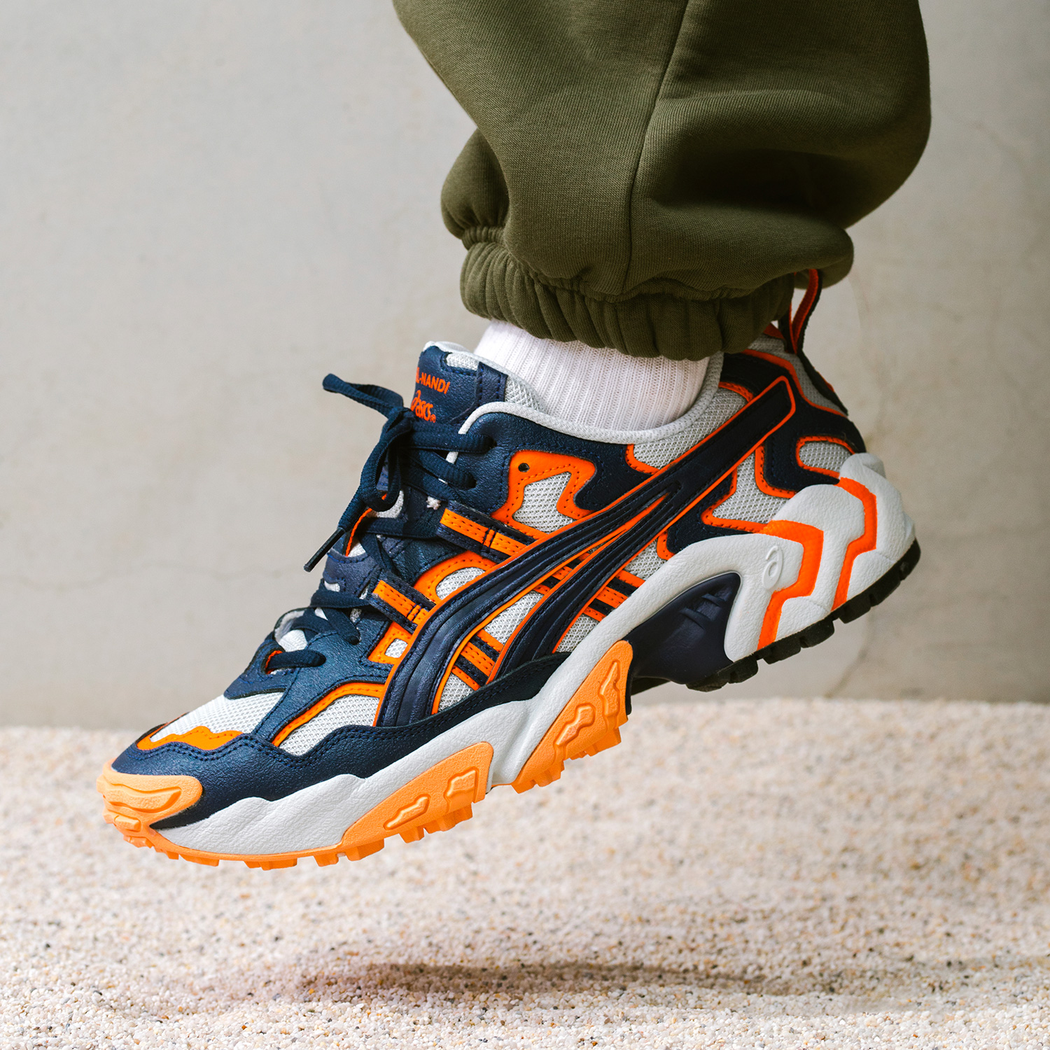 Asics Gel-Nandi OG Glacier Grey/Peacoat - Sneakers.fr