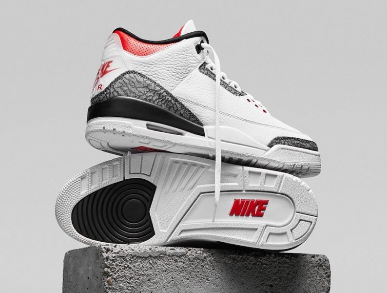 jordan 3 retro se unite fire red denim