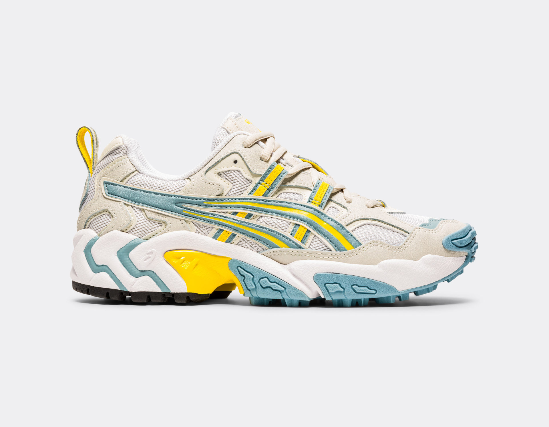 asics gel nandi white white