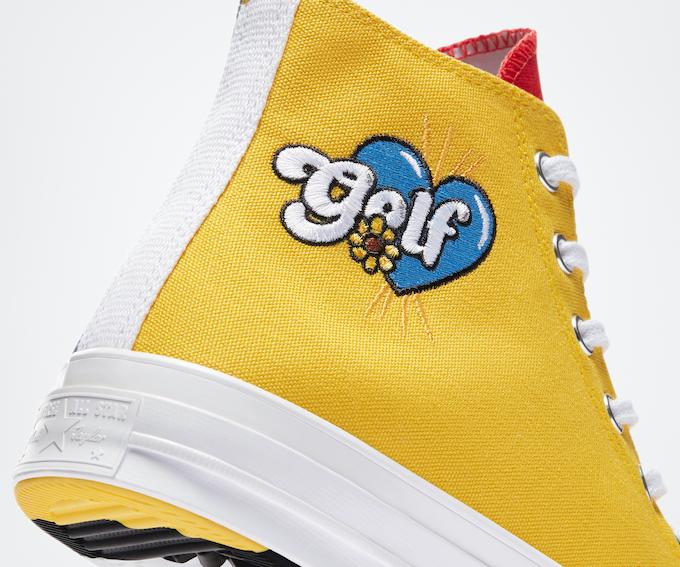 converse x golf le fleur jaune