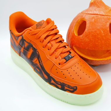 Nike Air Force 1 Skeleton Orange