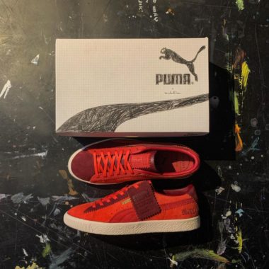 Michael Lau x Puma Suede VTG Poppy Red