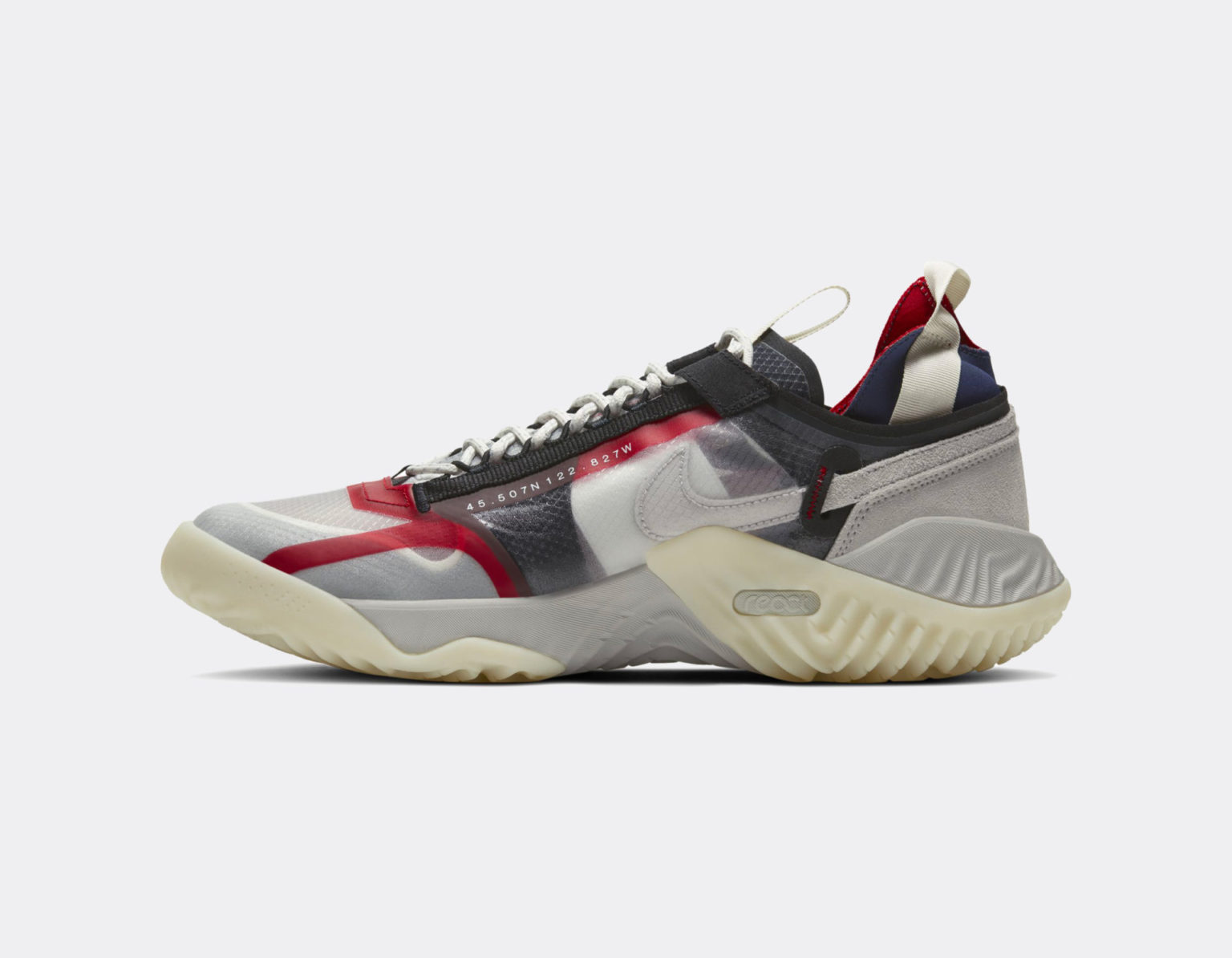 Jordan Delta Breathe Clear/Medium Grey - Sneakers.fr