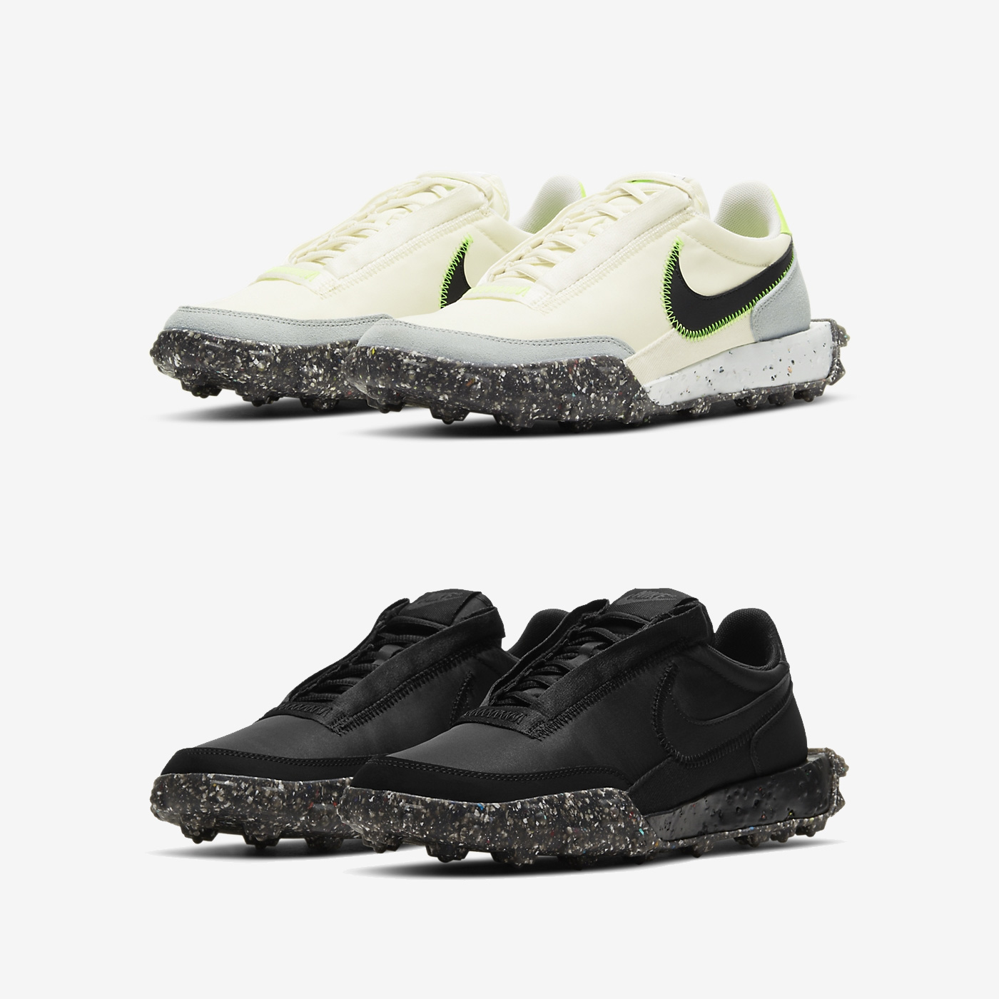 nike waffle one crater sneakers