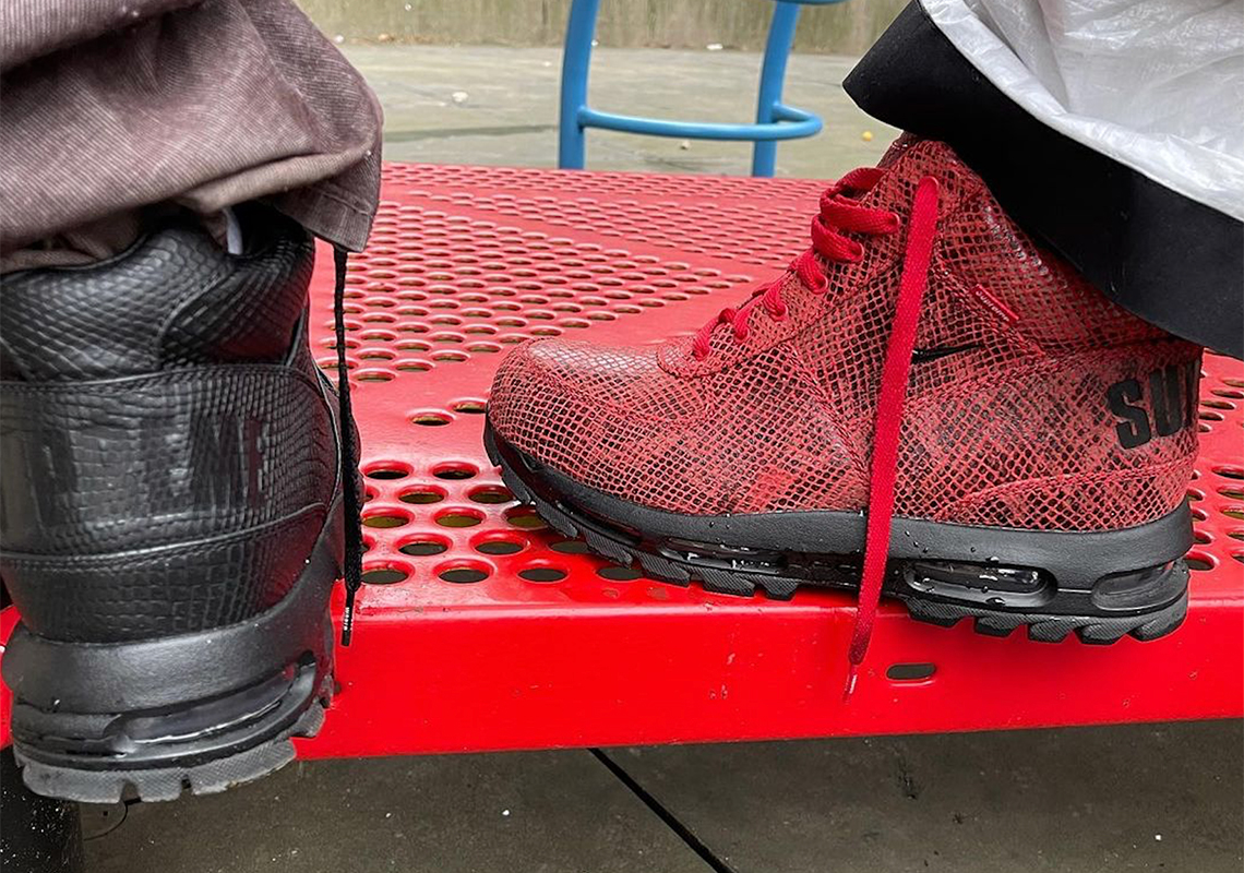 Supreme x Nike Air Max Goadome Sneakers