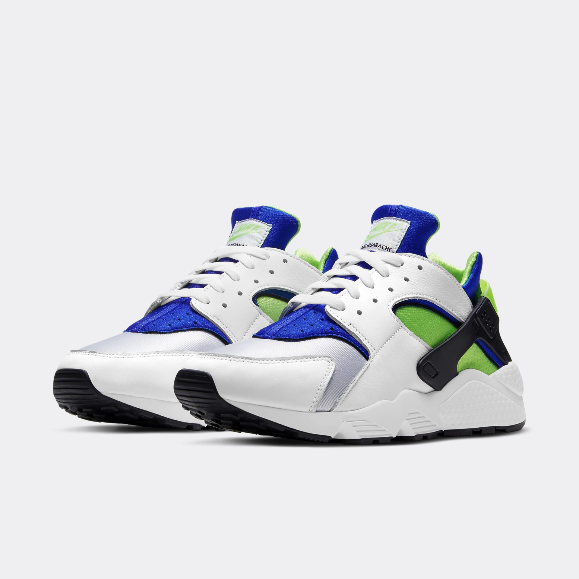 green huarache sneakers