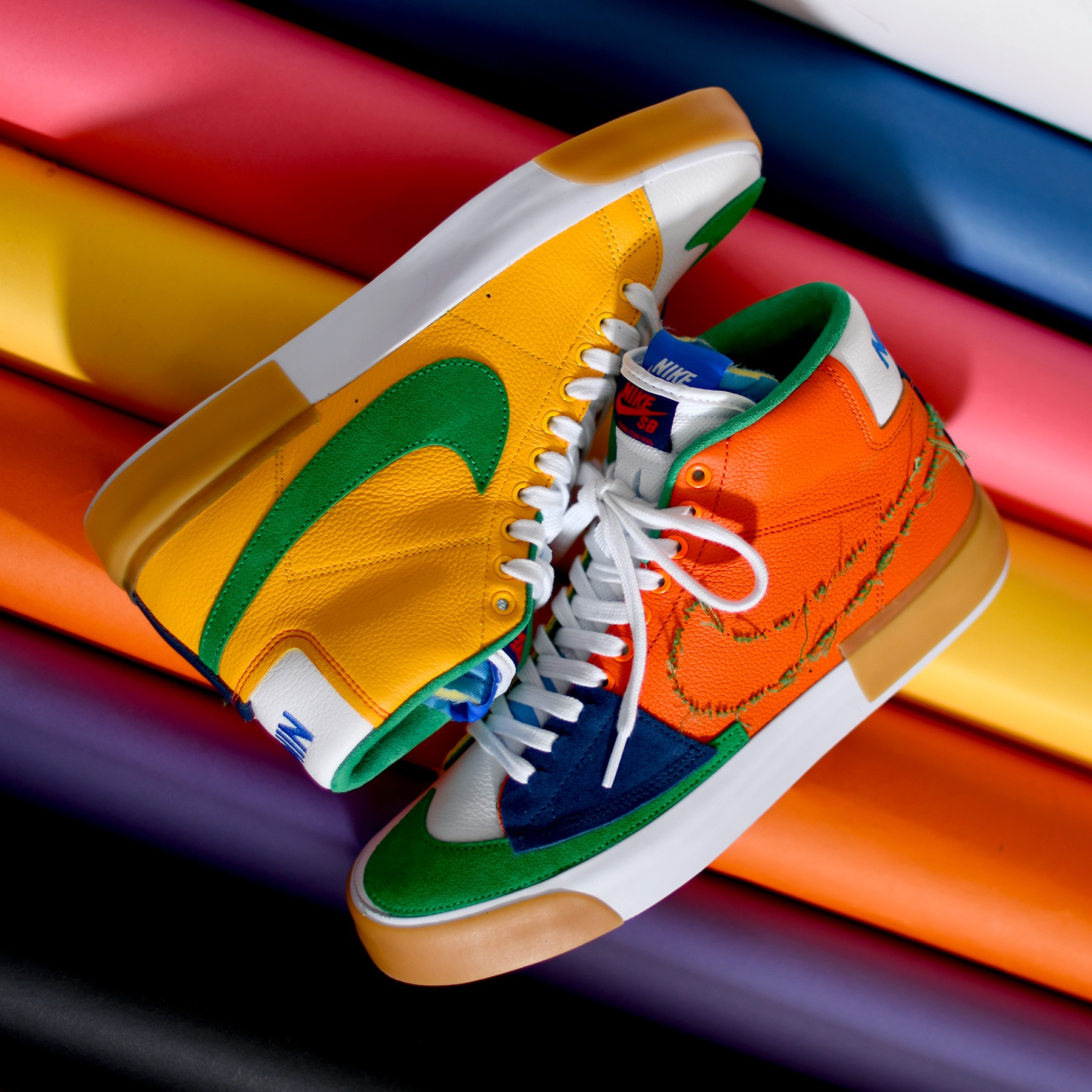 nike sb multi color