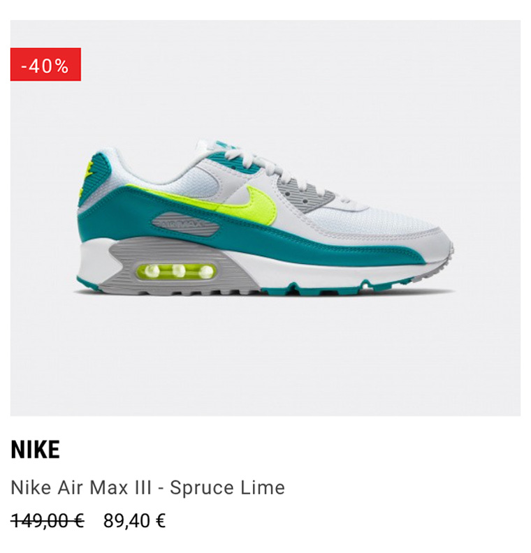 Nike Air Max III Spruce Lime