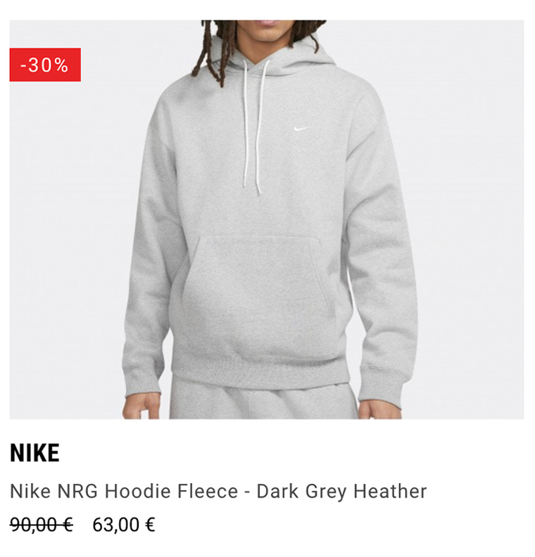 Nike NRG Hoodie Dark Grey