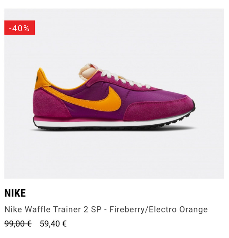 Nike Waffle Trainer 2 SP Fireberry