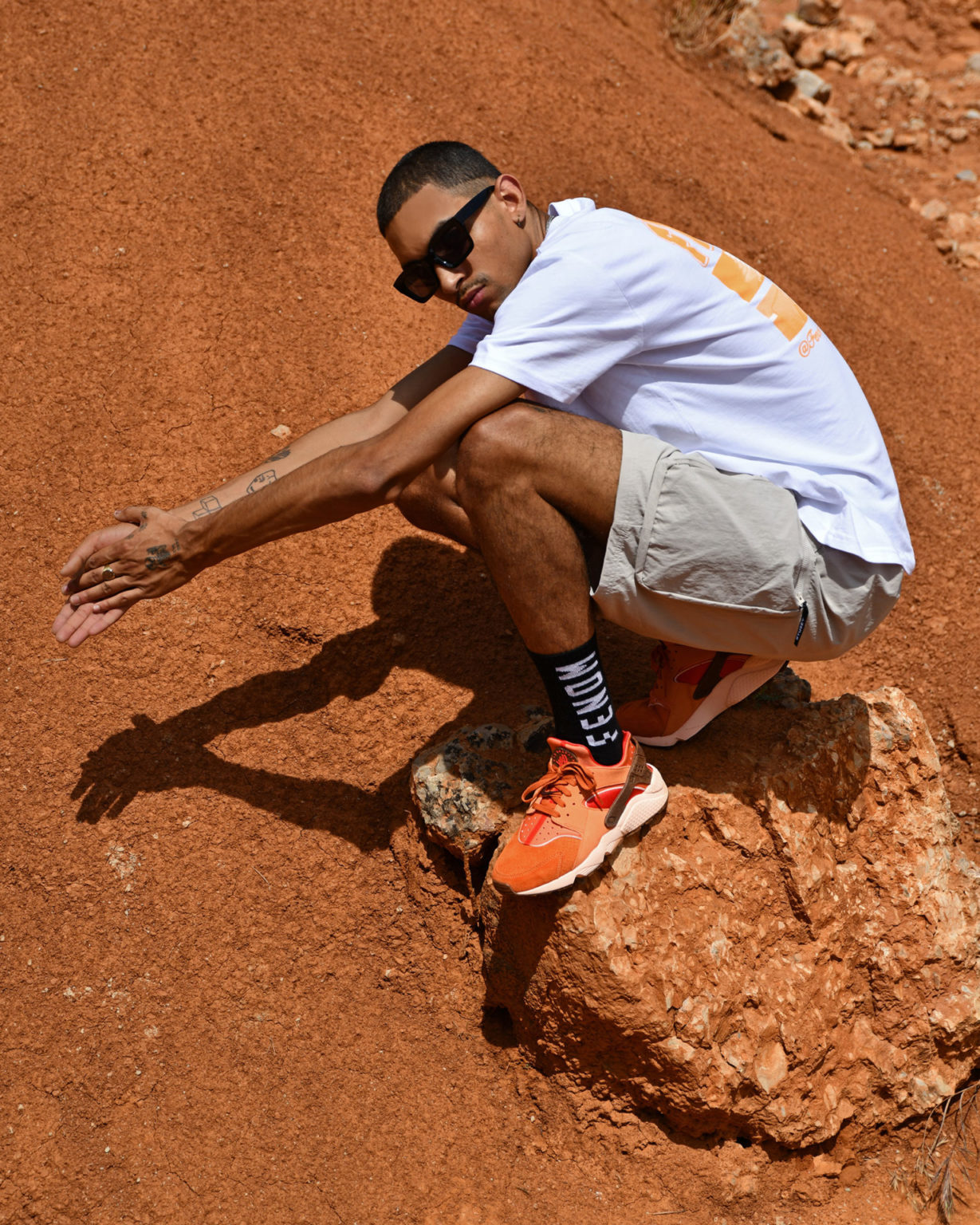 turf orange huarache