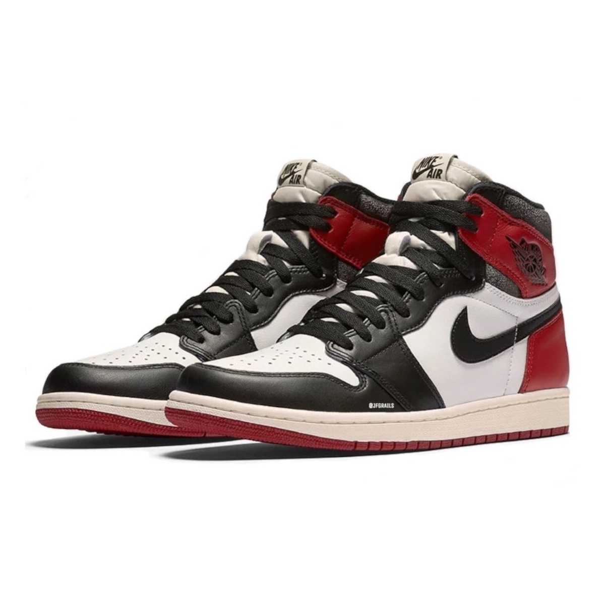 Air Jordan 1 Black Toe Lost & Found Sneakers.fr