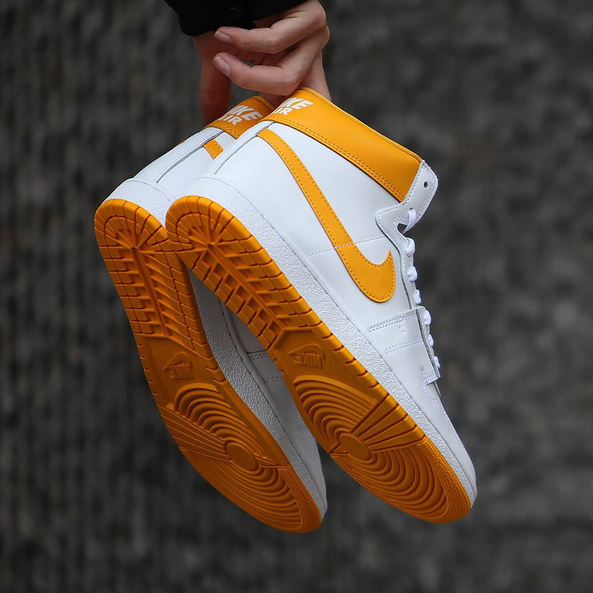 Jordan Nike Air Ship University Gold Sneakers