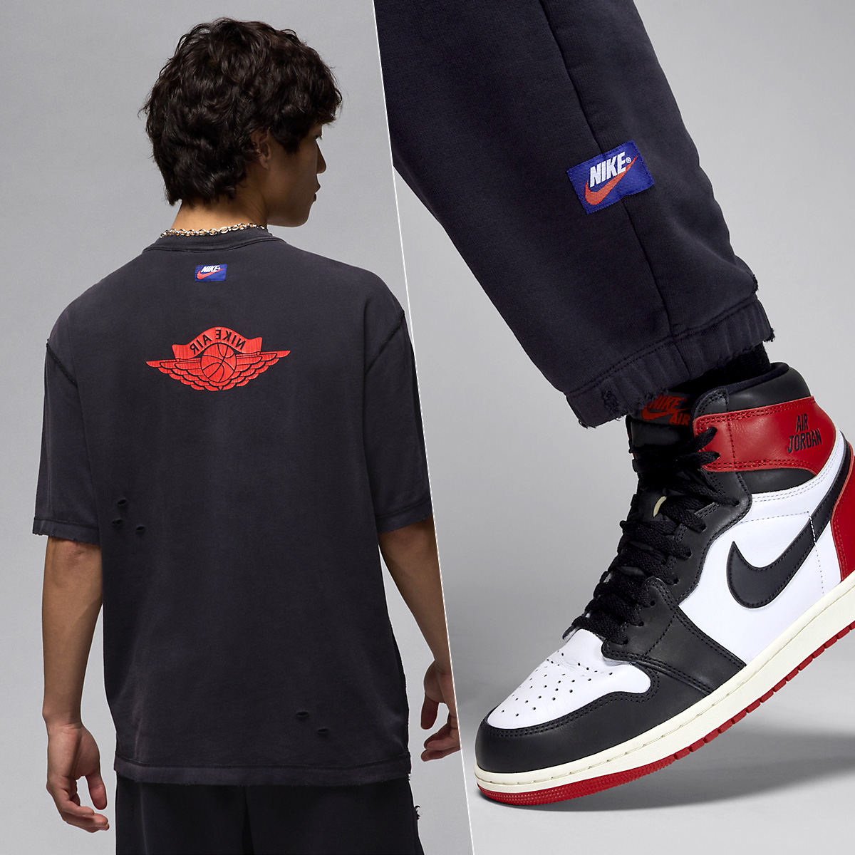 ヴィンテージ加工【JORDAN BRAND】RARE AIR Tシャツ ヴィンテージ加工【JORDAN BRAND】RARE AIR Tシャツ (Nike/T