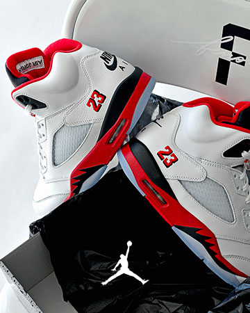 air jordan 5 fire red