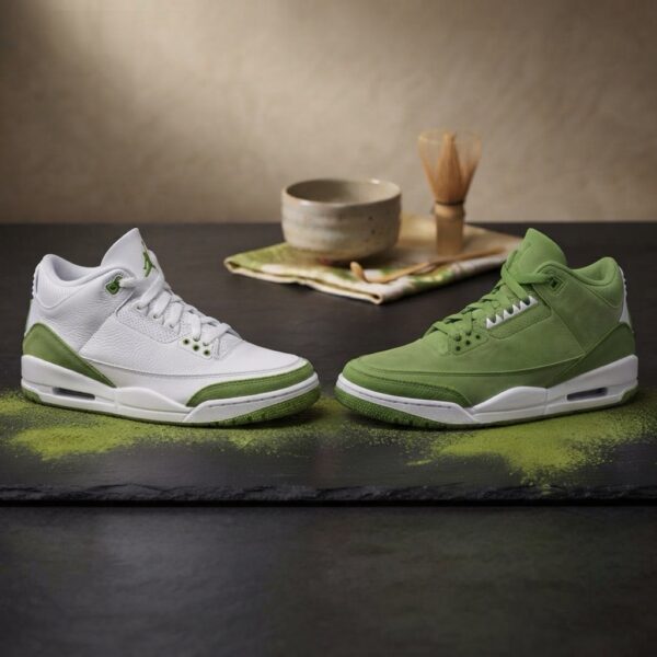air jordan 3 matcha sneakers