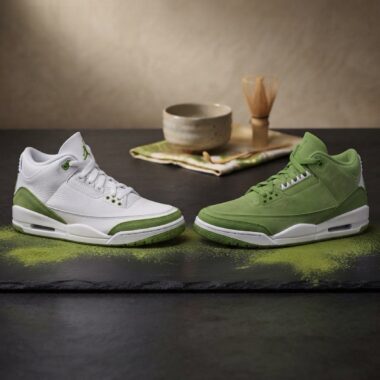 air jordan 3 matcha sneakers